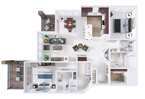 600 Uptown Boulevard 1-2 Beds Apartment, West Suburbs for Rent - Photo Gallery 27